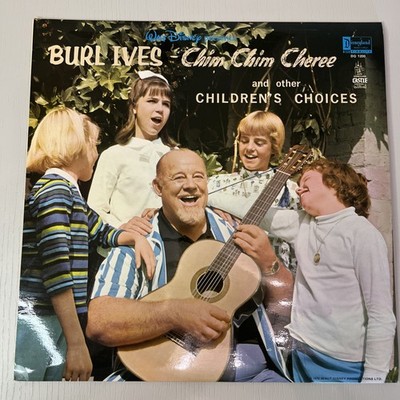 Burl Ives  Chim Chim Cheree Etc  12''Vinyl LP Record 1970 Disneyland NEAR MINT 