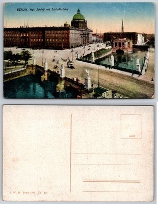 Berlin Schlossbruecke Palace View Postcard