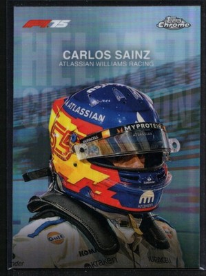 2025 TOPPS CHROME FORMULA 1 - HELMET COLLECTION - CARLOS SAINZ #HC-7
