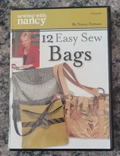 Sewing With Nancy Zieman 12 Easy Sew Bags 2009 DVD