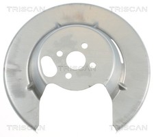 Rear axle left Triscan 8125 25207 splash plate, brake disc for Renault