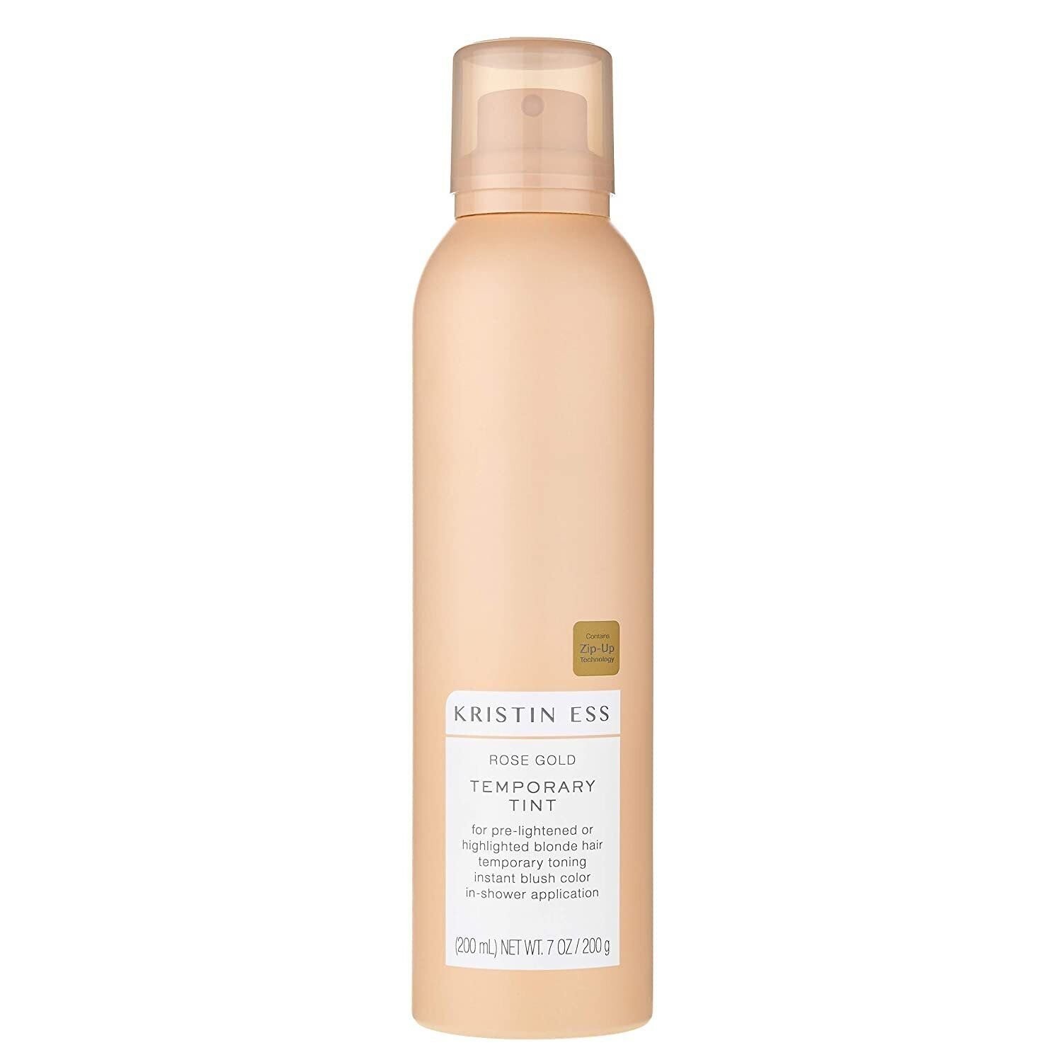 Kristin Ess Hair Rose Gold Temporary Tint - Pastel Pink Hair Color Spray for...
