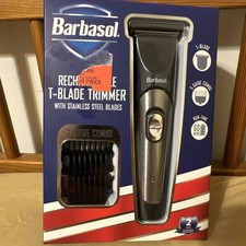 "T-blade Trimmer by Barbasol for Men - 4 Pc Trimmer Tblade, 3 Guides"