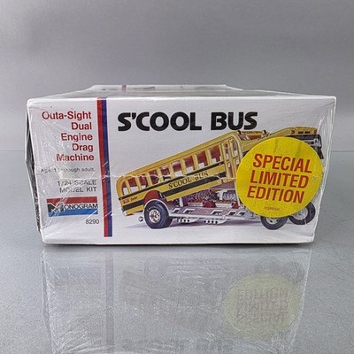 Vintage Monogram S'Cool Bus 1:24 Model Kit 8290 Tom Daniel Drag