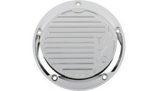 Thrashin Supply Company TSC-3017-3 Derby Cover - Finned - Chrome