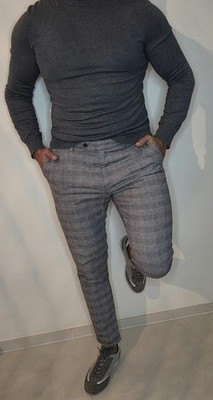 Pantalon Massimo Dutti Homme Prince de Galles Slim Fit Taille 44