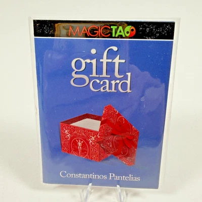 Gift Card Magic Mentalism Trick GIMMICKS & Website Password (Red Back Card) - Image 1 of 2