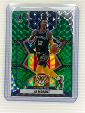 2021-22 Mosaic Basketball-Ja Morant #249 National Pride Green, Memphis Grizzlies