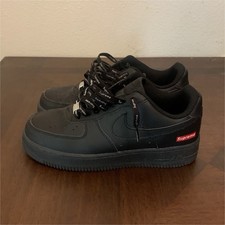 Nike Air Force 1 x Supreme Black Men s Low To...