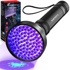 Vansky Black Light UV Flashlights, Ultra Bright 100 LED