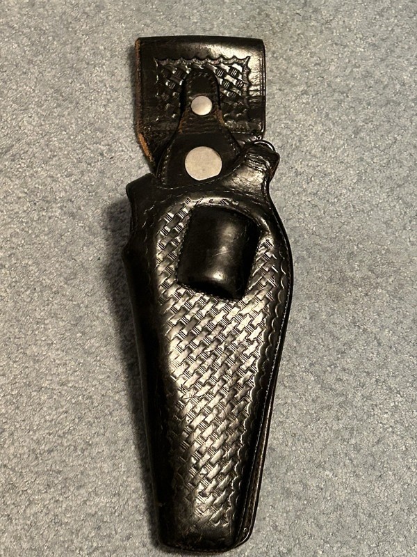 Bianchi "The Judge" Police Duty Holster Black Leather MPN 2800S .38/.357 rare
