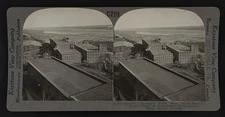 Textile company's plant with hydro-electric power house in foreground,