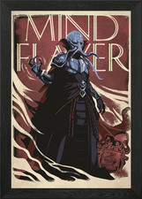 Mind Flayers aka Illithids Framed Wall Art Poster Canvas Print Picture