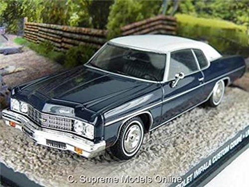 007 Fabbri Maßstab 1:43 Diecast Modell - Chev Impala Custom Coupe - Live & Let Die - Bild 7 von 8