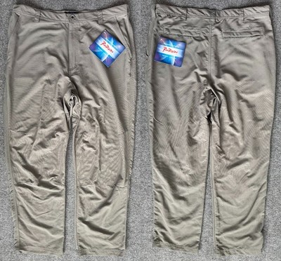 NWT RailRiders Backcountry Khaki Pants Slate Grey Men's 38x30 Technical Hiking