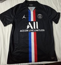 PARIS SAINT-GERMAIN PSG 2019-2020 4TH JORDAN KIT MEN'S LARGE- REPLICA, pre-owned