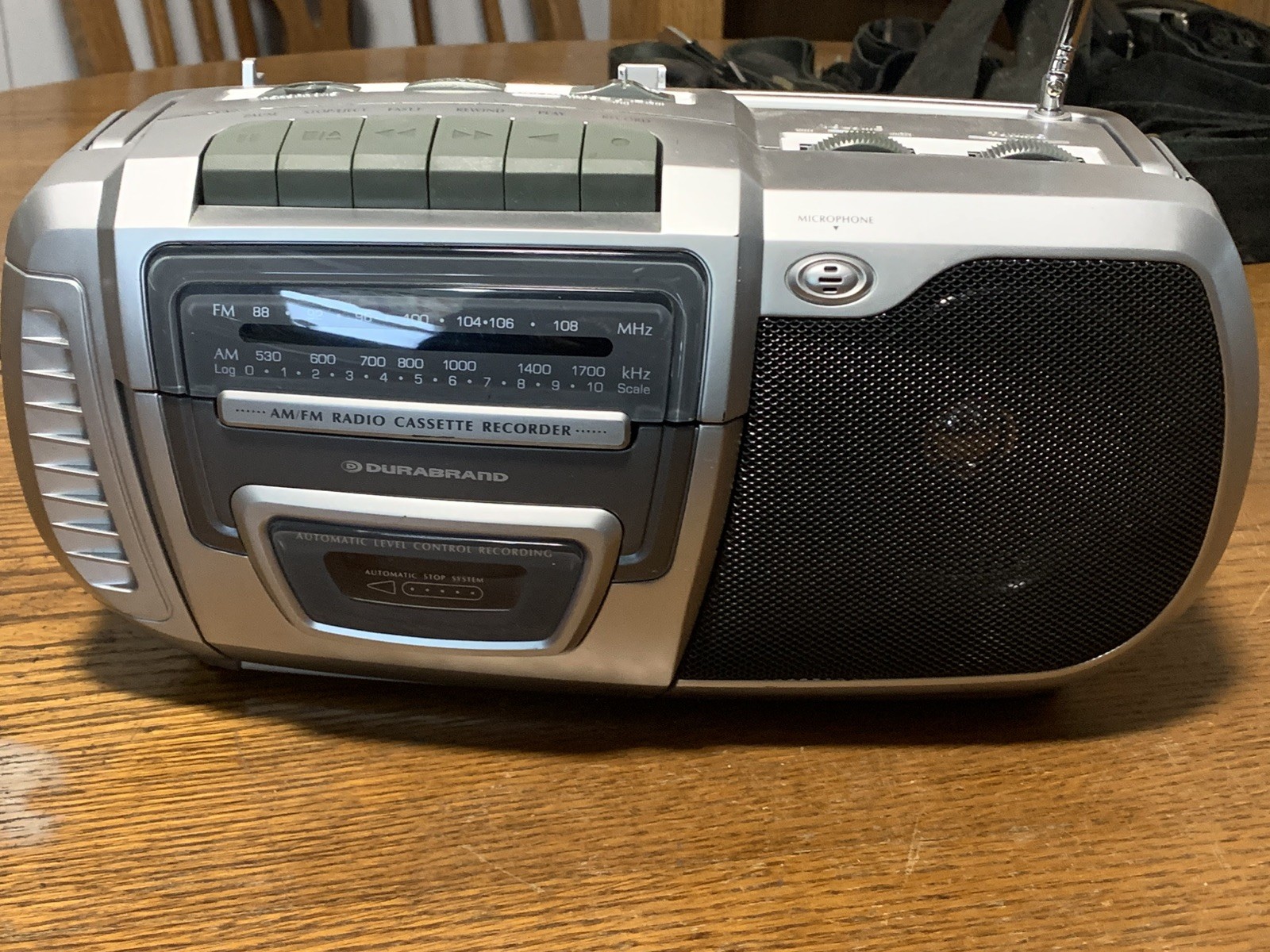 Durabrand AM FM Radio Cassette Recorder Boom Box WORKS CT-99