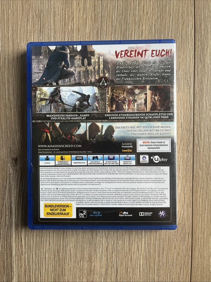 Assassin's Creed: Unity (Sony PlayStation 4) Bundle Version - Bild 2 von 3