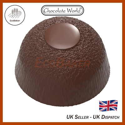 CW12109 - Chocolate World Polycarbonat Kuppel mit Strukturform