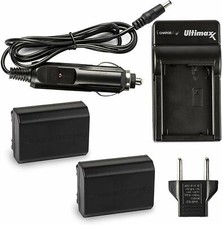 2 Power Rechargeable Batteries and Travel Charger for Sony NP-FZ100