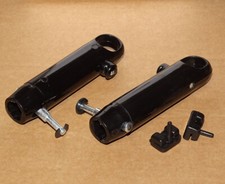 2 Haubenhalter + 2 Haubengummi für Deutz 06 Traktor Motorhaube kunststoff Halter
