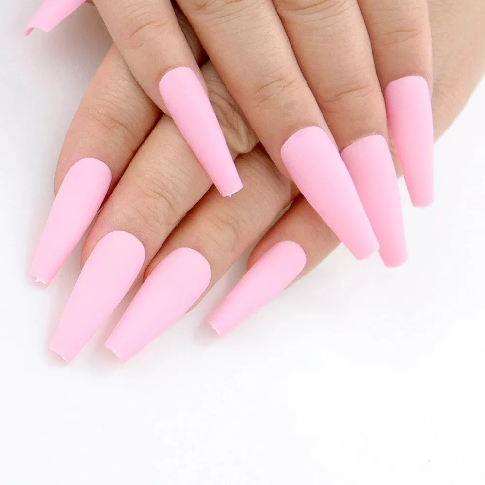 Light pink 2024 matte nail polish