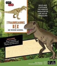 IncrediBuilds: Tyrannosaurus Rex 3D Wood Model by 