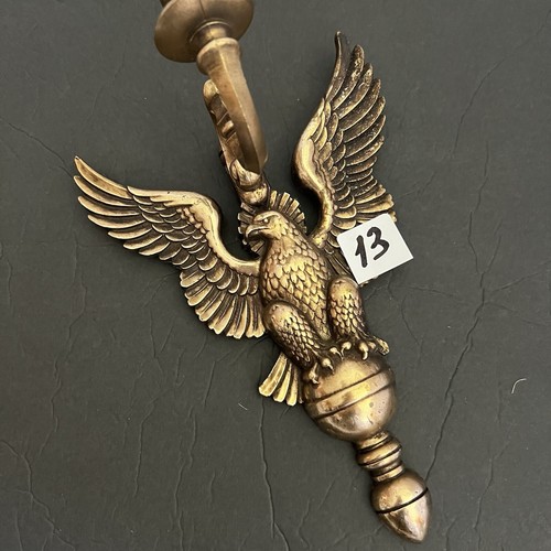 Vintage Syroco Wall Plaque Scone Eagle Cancel Holders - Picture 13 of 13