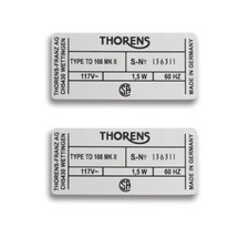 Thorens TD166 MKII Turntable Custom Metal Aluminum 71mm 2.8" X33mm 1.3" 