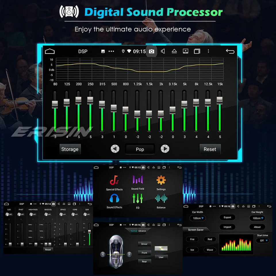 9" Android 10.0 DAB+Autoradio GPS DSP SWC BMW 3er E46 318 320 M3 Rover 75 MG ZT - Bild 4 von 4