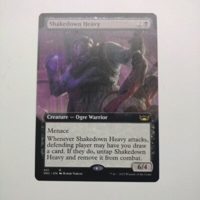 Shakedown Heavy | MTG | SNC | 421 | EXTENDED ART | Same Day Shipping!