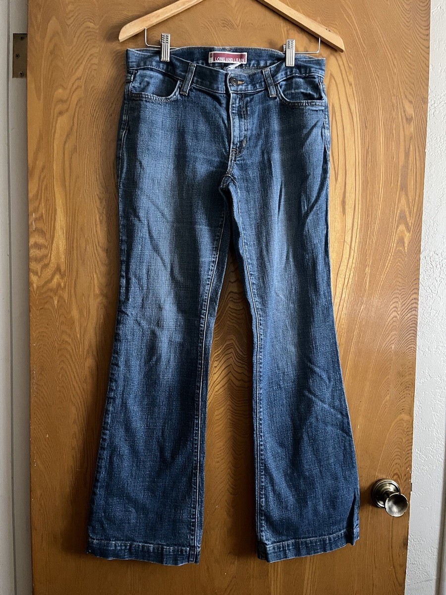 Gap Long and Lean Women's Jeans Long Stretch Blue Denim Bootcut