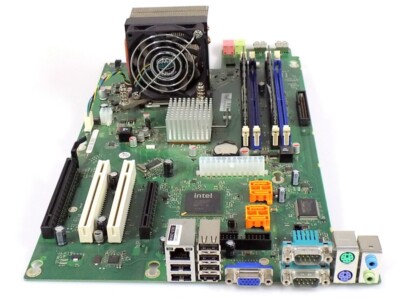 Mainboard CPU RAM Bundle: Fujitsu D2824-A11 GS2 + Intel Core 2 Duo E8500 + 4GB