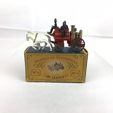 Boxed Matchbox Models Of Yesteryear Shand Mason Horse Drawn Fire Engine Y-4
