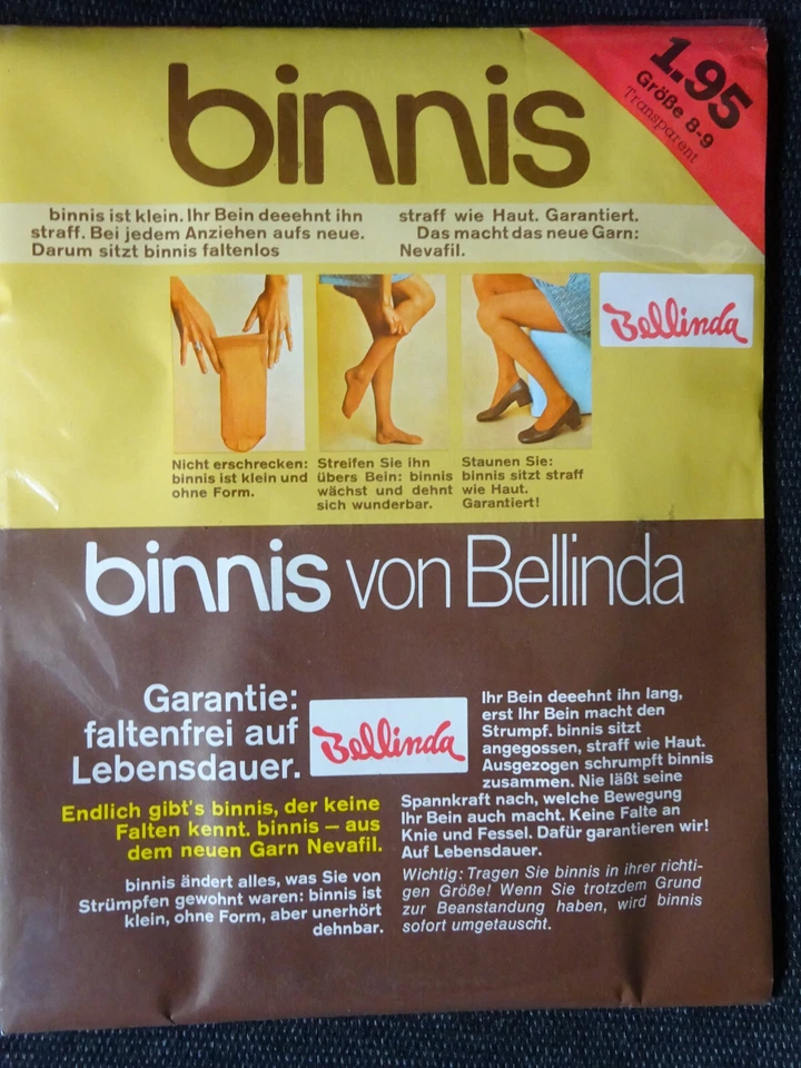 Straps – Strümpfe Feinstrümpfe Bellinda Binnis inka 8 - 9 / I / 35-37 NEU! - Bild 2 von 4