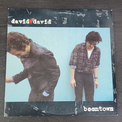 David + David   Boomtown - 12'' Vinyl Record Lp A&M Records and (1986)