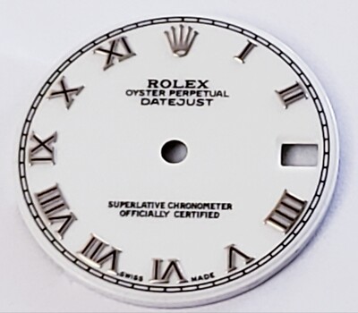 2010's Rolex Oyster Prepetual White Watch Face Superlative Chromometer Datejust