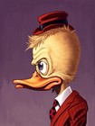 Mondo Howard The Duck Mike Mitchell Portrait Print Marvel Comics Giclee Proof — photo 3