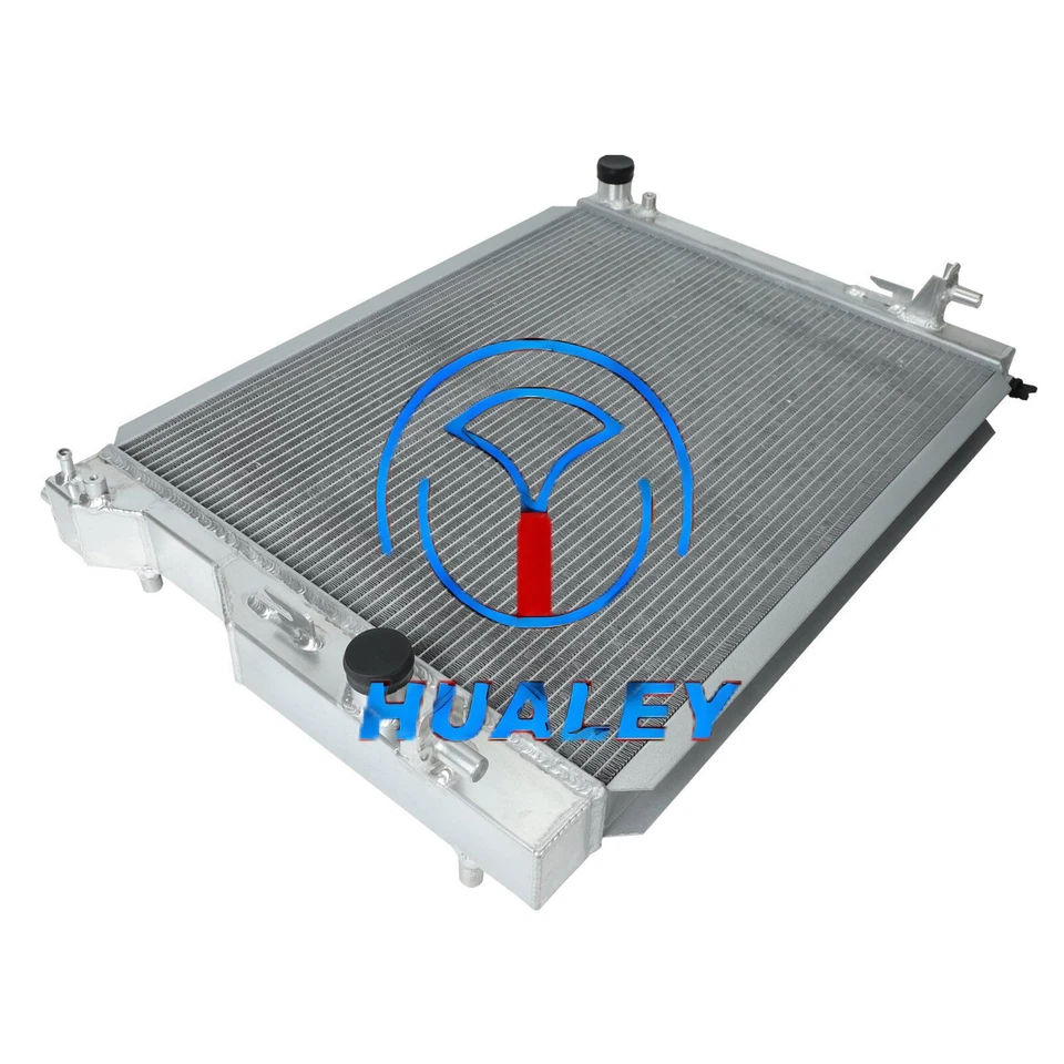 Radiador 3 filas de aluminio Fit 2005-2014 Ford Mustang GT Base 3.7 3.9 4.0 4.6 5.0L Foto 4 de 4