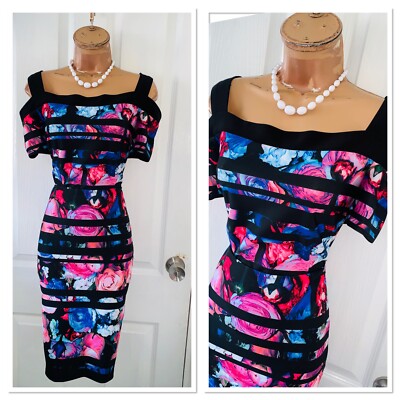 Frank Lyman Floral Twin Set Uk Size 10/ Skirt And Top