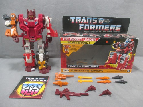 Transformers G1 COMPUTRON Nearly Complete Technobot Combiner Takara Vintage 1986
