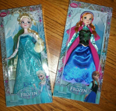 Disney Store Classic Frozen Elsa Doll Anna