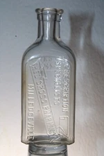 MILLEDGEVILLE GA MEDICINE BOTTLE RED CROSS PHARMACY 4 3/4''
