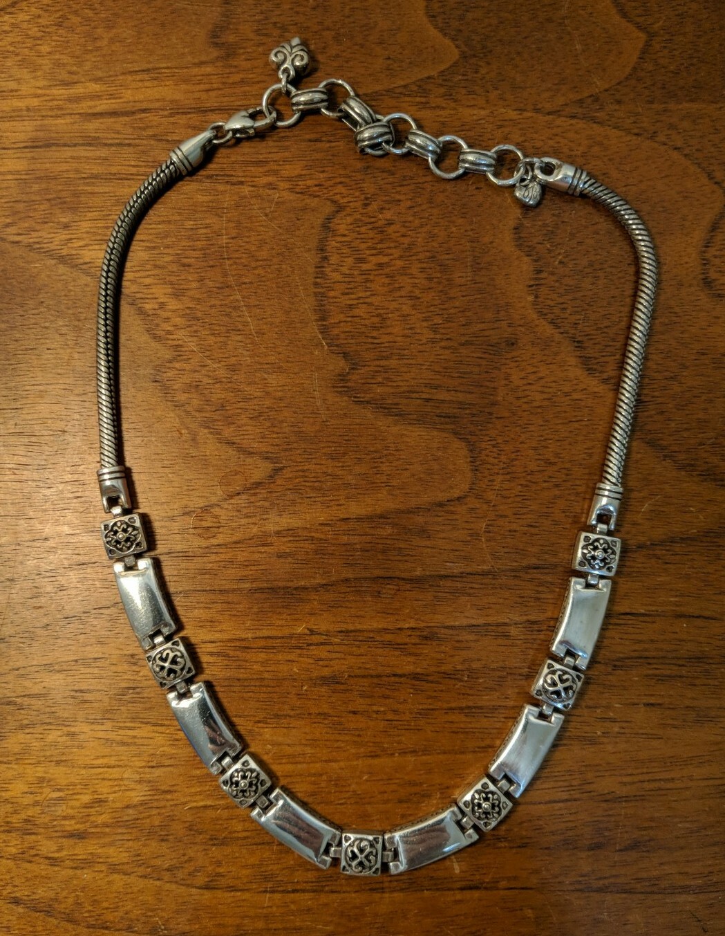 Brighton Tribeca Solid Rectangle Bar Square Link … - image 1