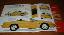 1990 Alfa Romeo Spider S4 Original Imp Brochure Specs Info 90 91 92 93 94 S 4