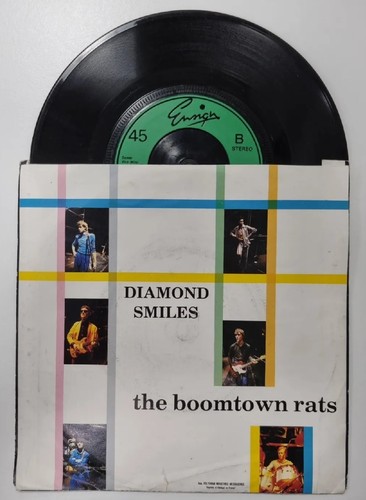 The Boomtown Rats - Diamond Smiles - EX 7" vinyl single - New Wave Pop