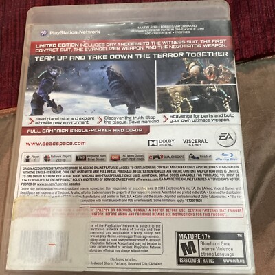 dead space 2 limited edition ps3