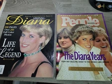 Lot of 2 Princess of Wales The Diana Years commemorative book 1997 People Weekly