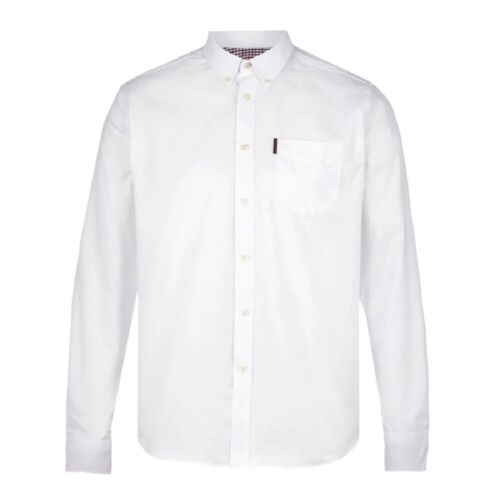 Ben Sherman Mens Big Size Long Sleeved Classic Oxford Shirts - Picture 1 of 20