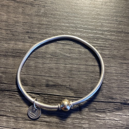 Bracciale originale Lestage Cape code. Argento 925 riempito in oro 14 carati misura 6,5 - Foto 6 di 8